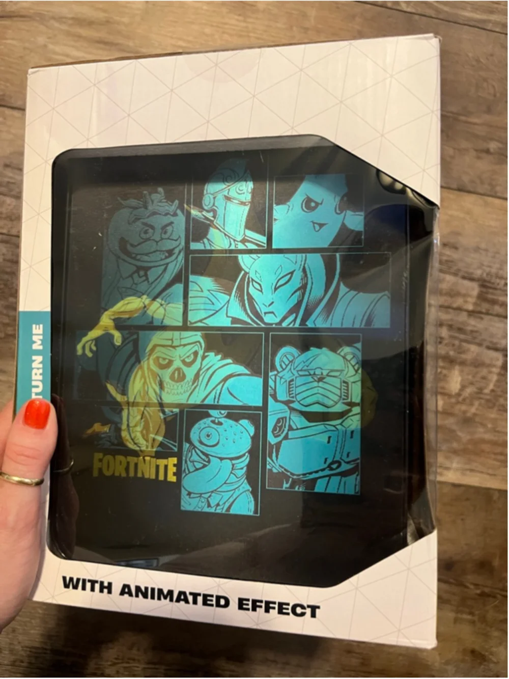 NEW Fortnite Black Mini Fridge with Animated Peely Effect One Size